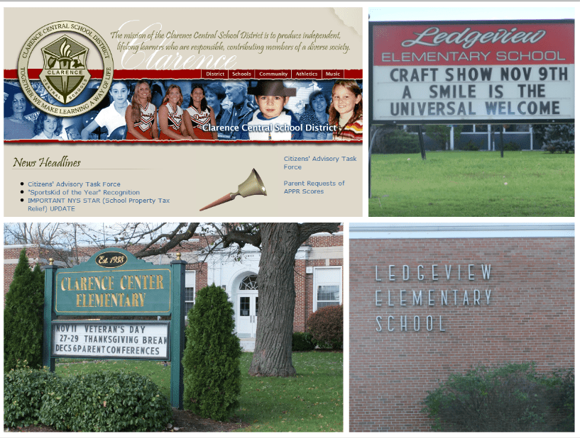 HOMES IN THE CLARENCE NY CENTRAL SCHOOL DISTRICT